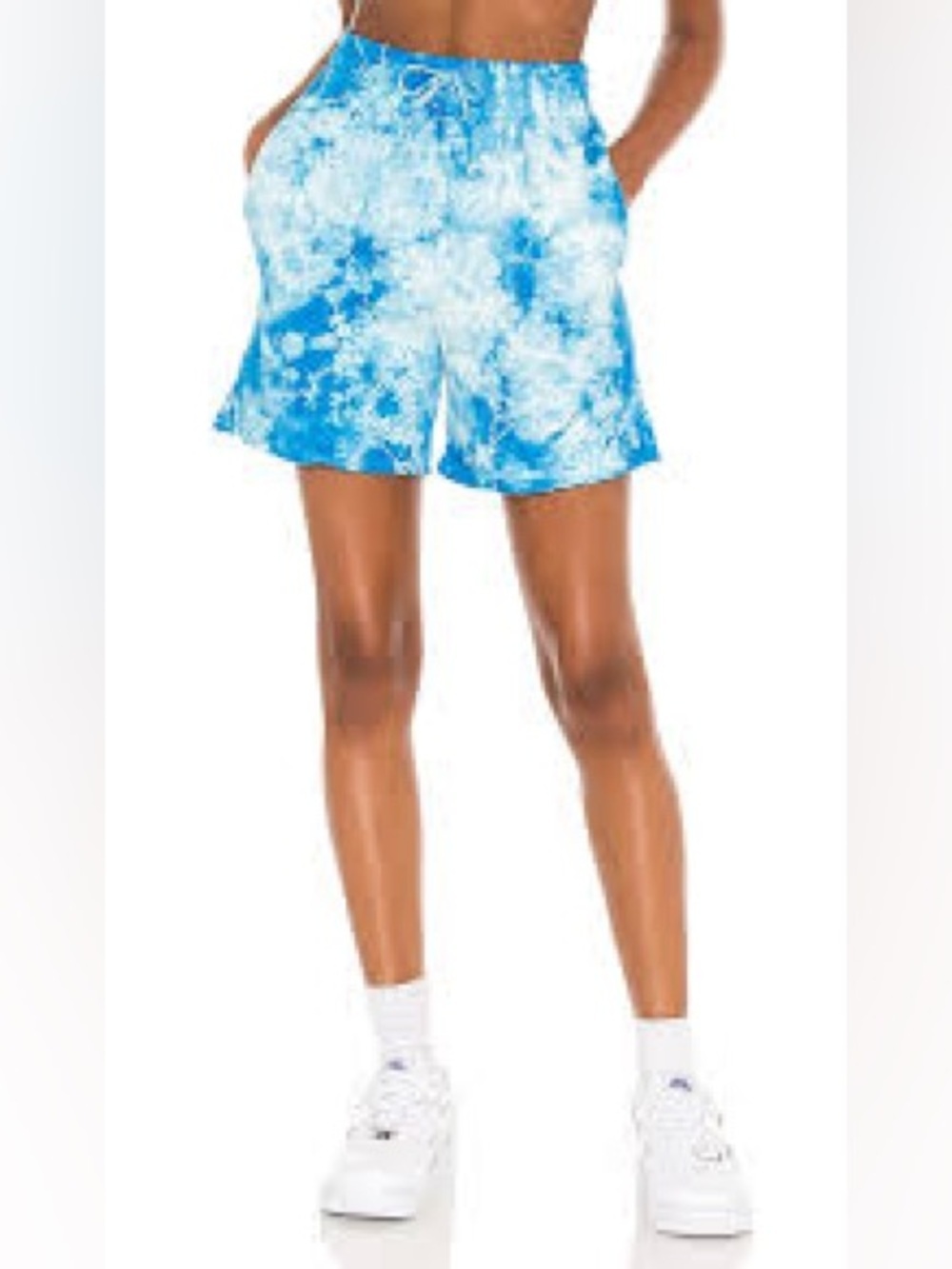 Frankies Bikinis X REVOLVE Burl Sweat Short in Ocean Tie Dye